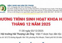 Chương Trình Sinh Hoạt Khoa Học Tháng 12 Năm 2025 – Lần 1